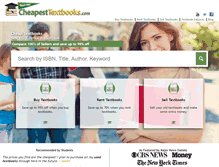 Tablet Screenshot of cheapesttextbooks.com